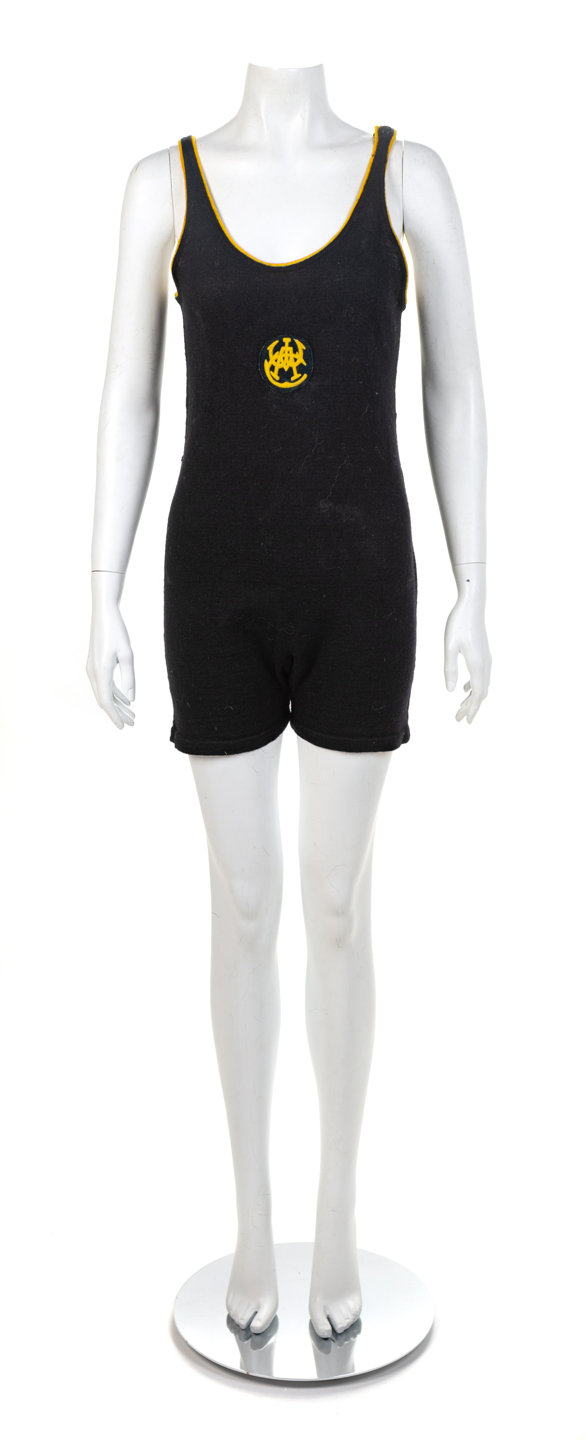 Women's Athletic Club Swimsuit, 1910-20s
