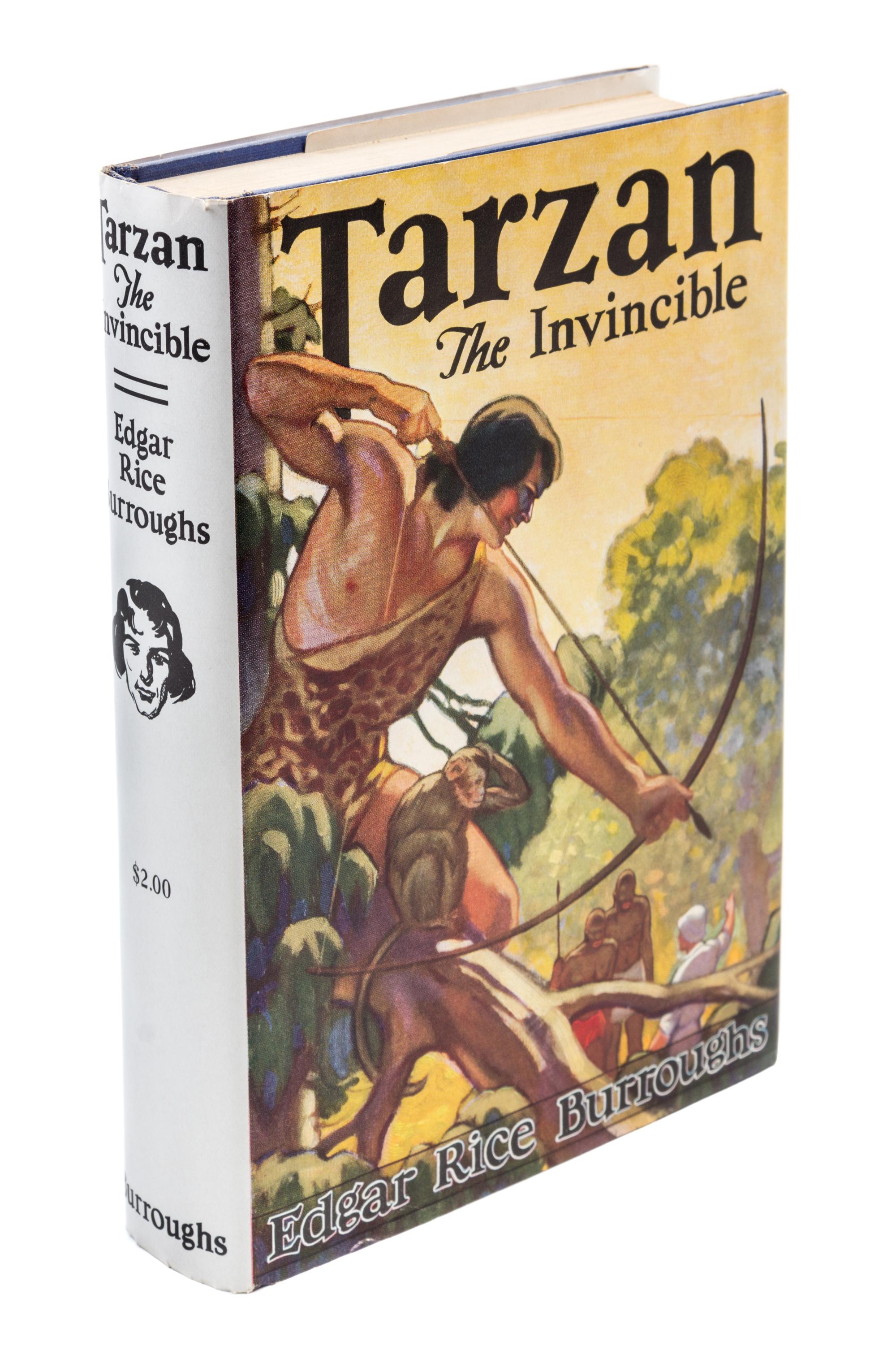BURROUGHS, EDGAR RICE. Tarzan the Invincible. Tarzana, CA, 1931. First edition.