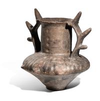 An Italic Impasto Amphora with Spiked Handles