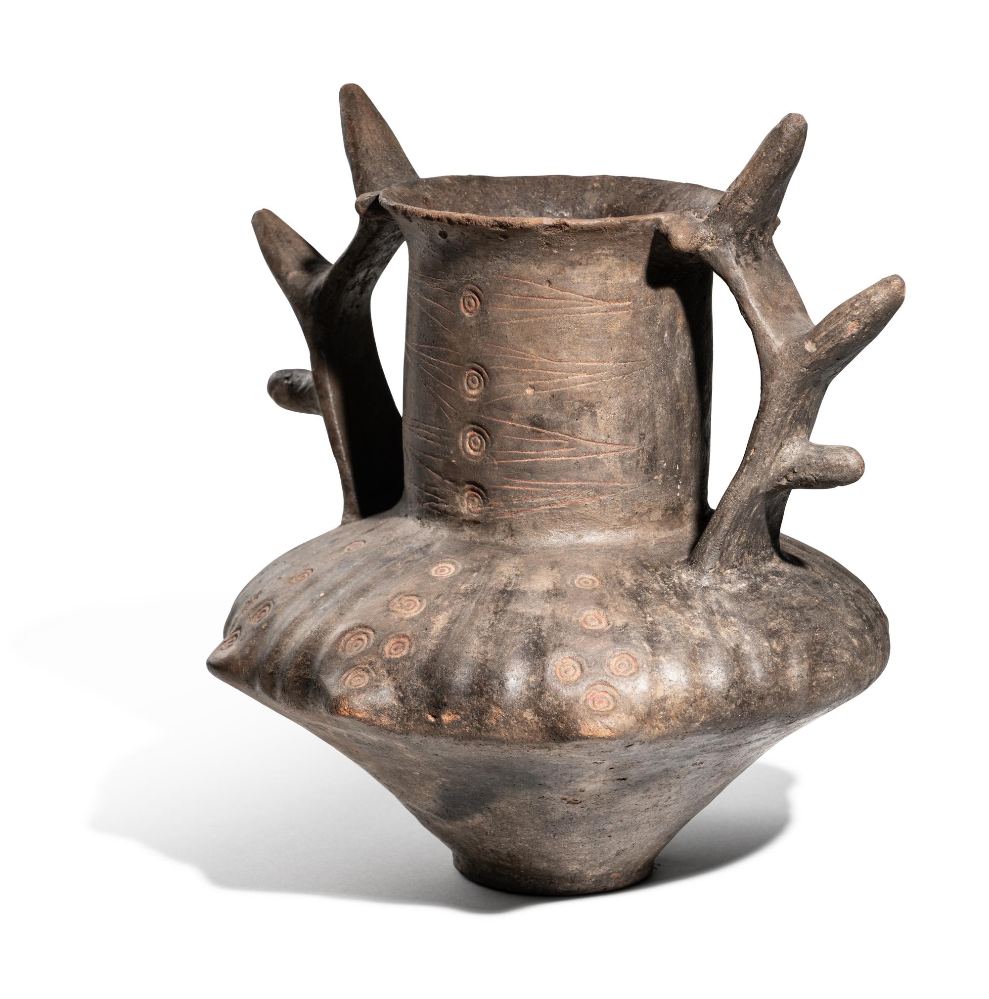 An Italic Impasto Amphora with Spiked Handles
