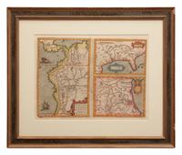 [Maps & Atlases] [Florida] Ortelius, Abraham. Peruviae Avriferae Regionis Typus...La Florida...Guastecan