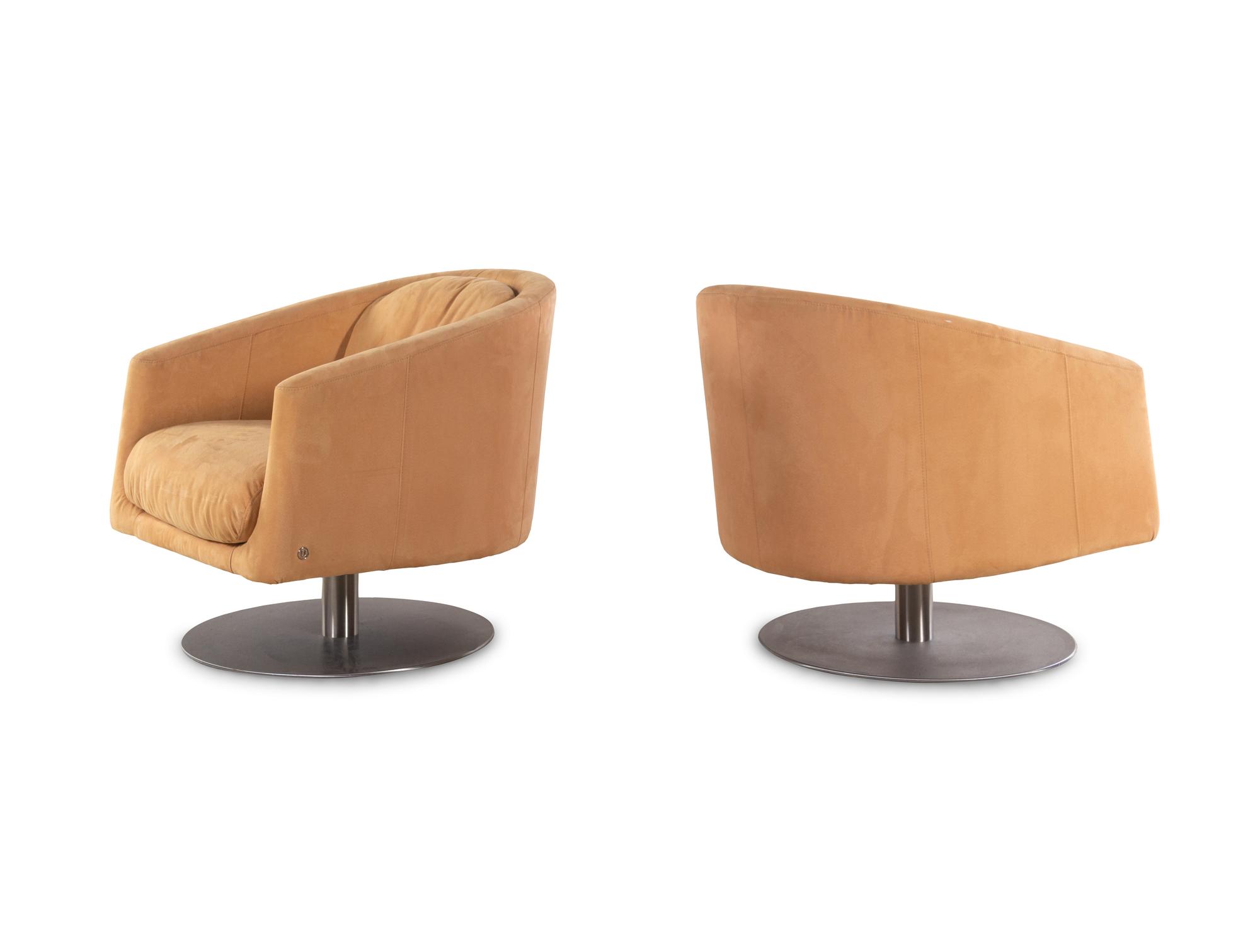 Pair of Modern Lounge Chairs