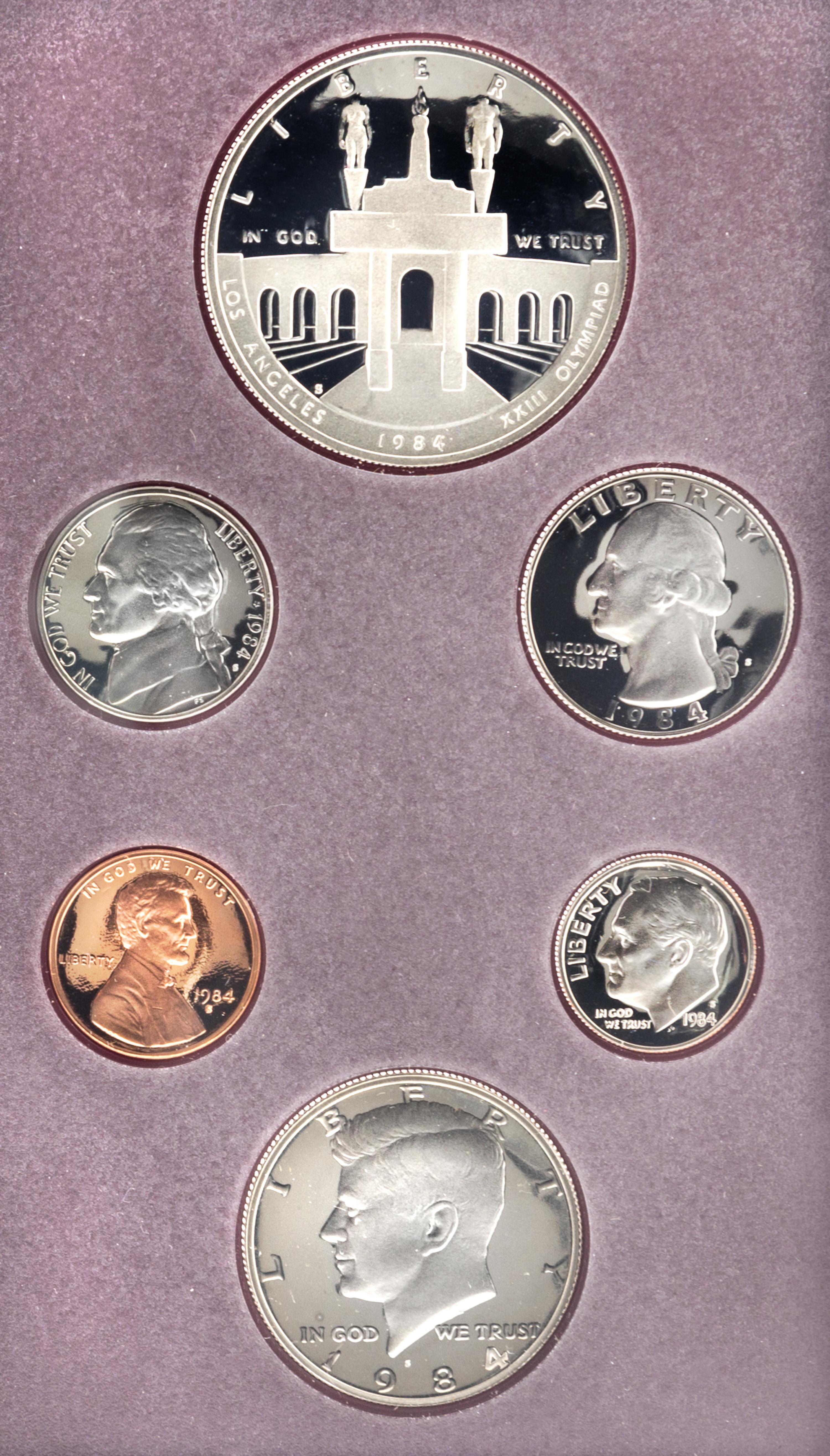 United States of America (1984), Los Angeles Summer Olympiad Proof Set — Los Angeles Summer Olympiad Proof Set