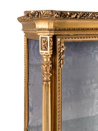 A Giltwood Vitrine Cabinet