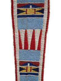 Apsáalooke/Nez Perce Beaded Hide Drop