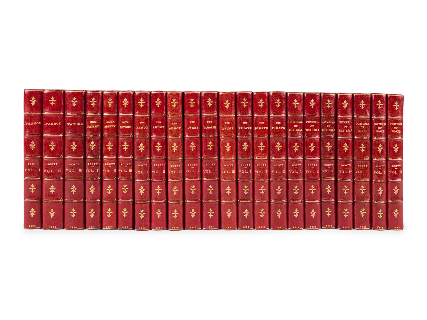 [BINDINGS & SETS]. SCOTT, Walter, Sir (1771-1832). [ The Waverly Novels ]. Edinburgh: Archibald Constable and Co. et al, 1814-1829.