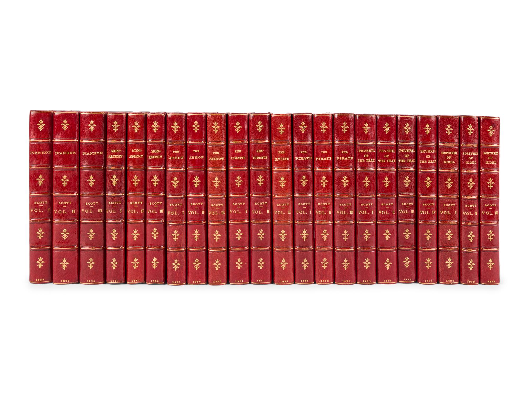 [BINDINGS & SETS]. SCOTT, Walter, Sir (1771-1832). [ The Waverly Novels ]. Edinburgh: Archibald Constable and Co. et al, 1814-1829.