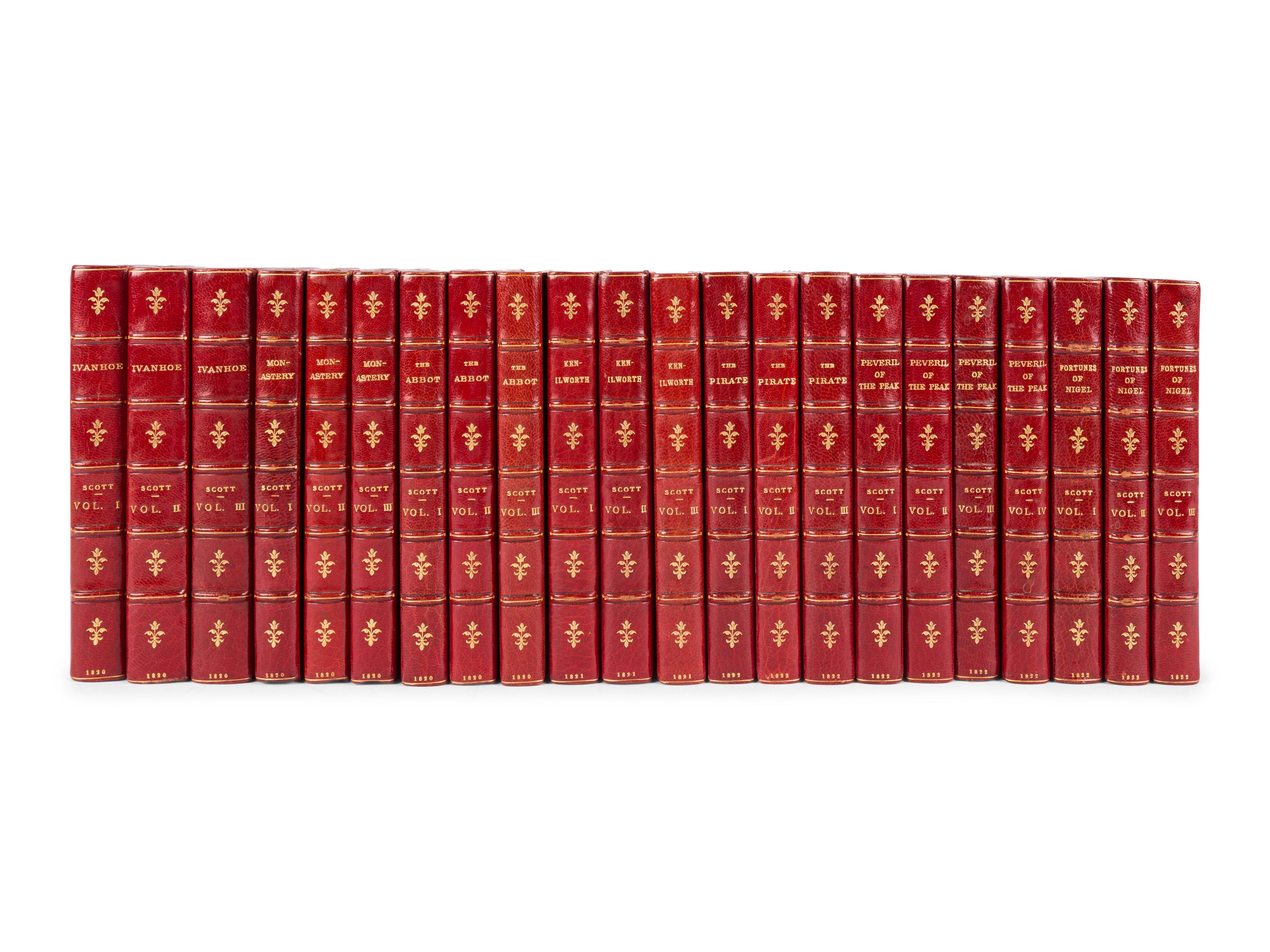 [BINDINGS & SETS]. SCOTT, Walter, Sir (1771-1832). [ The Waverly Novels ]. Edinburgh: Archibald Constable and Co. et al, 1814-1829.