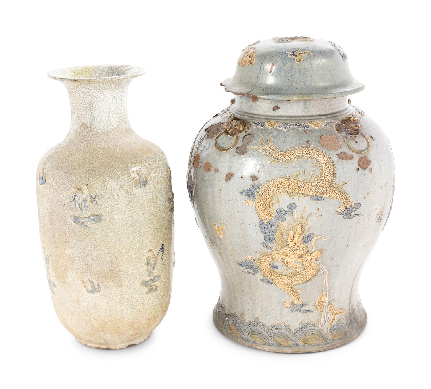 Two Chinses Porcelain Vessels