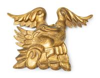 A Continental Giltwood Eagle Ornament — 18TH/19TH CENTURY