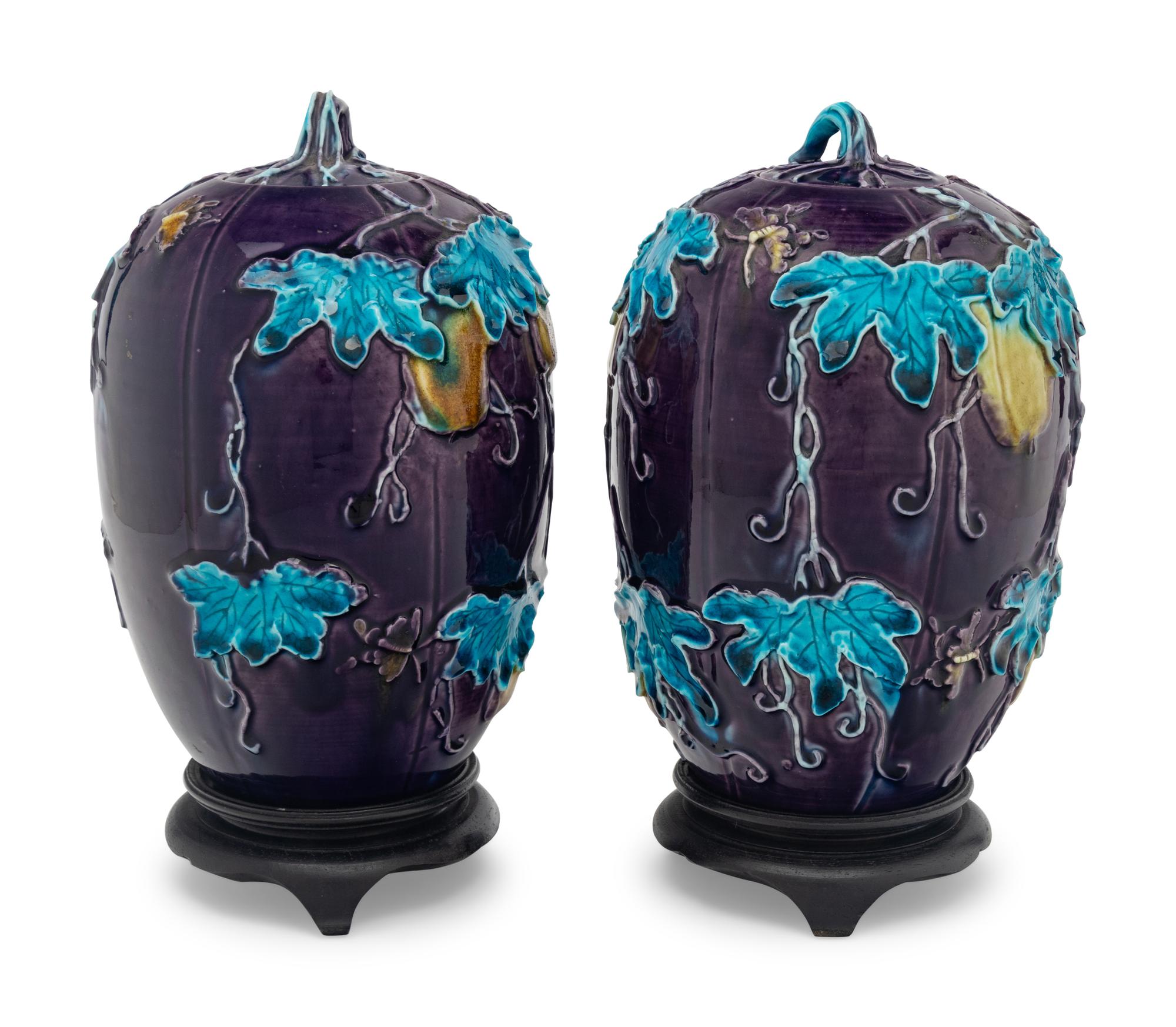 A Pair of Chinese Export Porcelain Jars