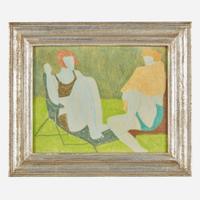 March Avery (American, B. 1932) Summer Conversation
