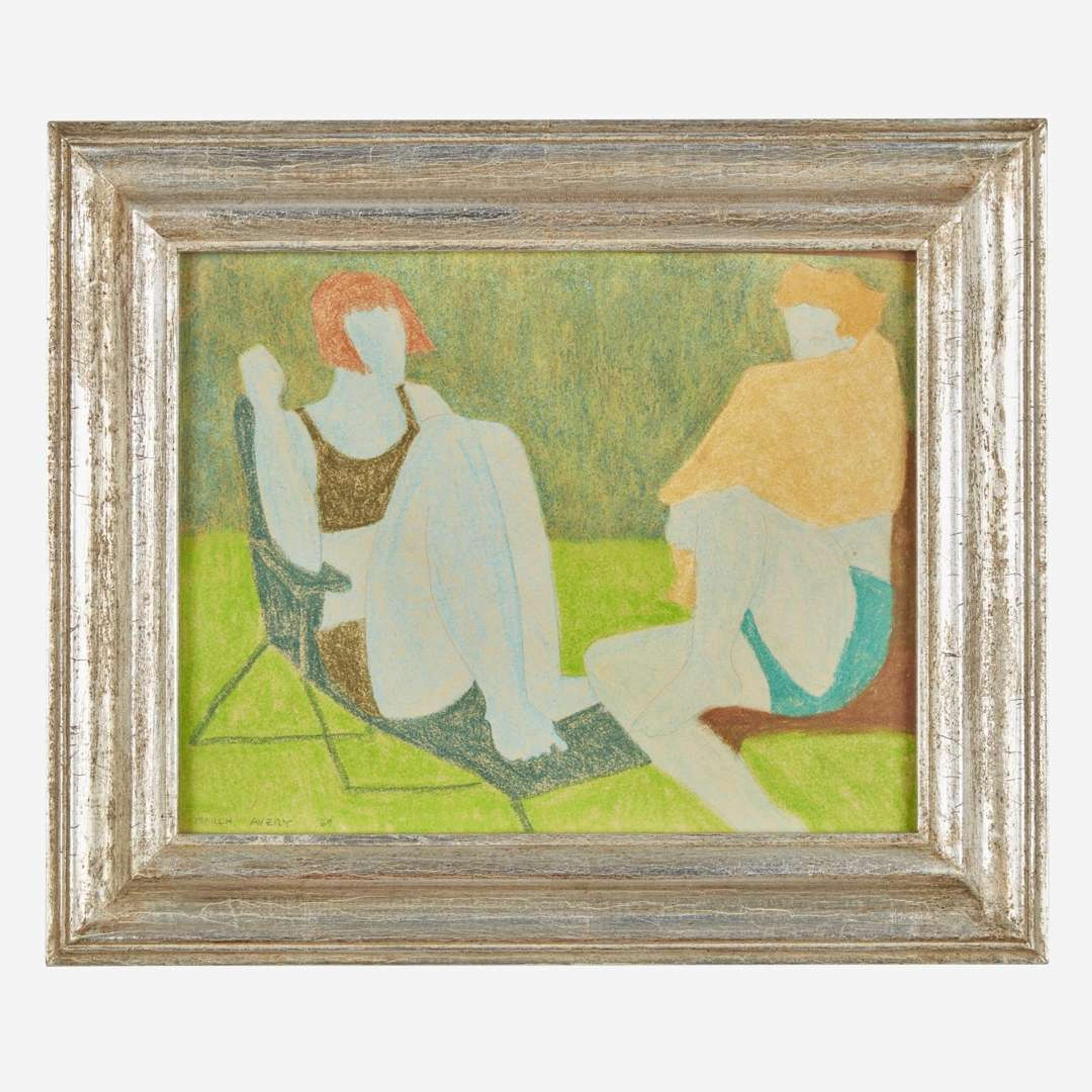 March Avery (American, B. 1932) Summer Conversation