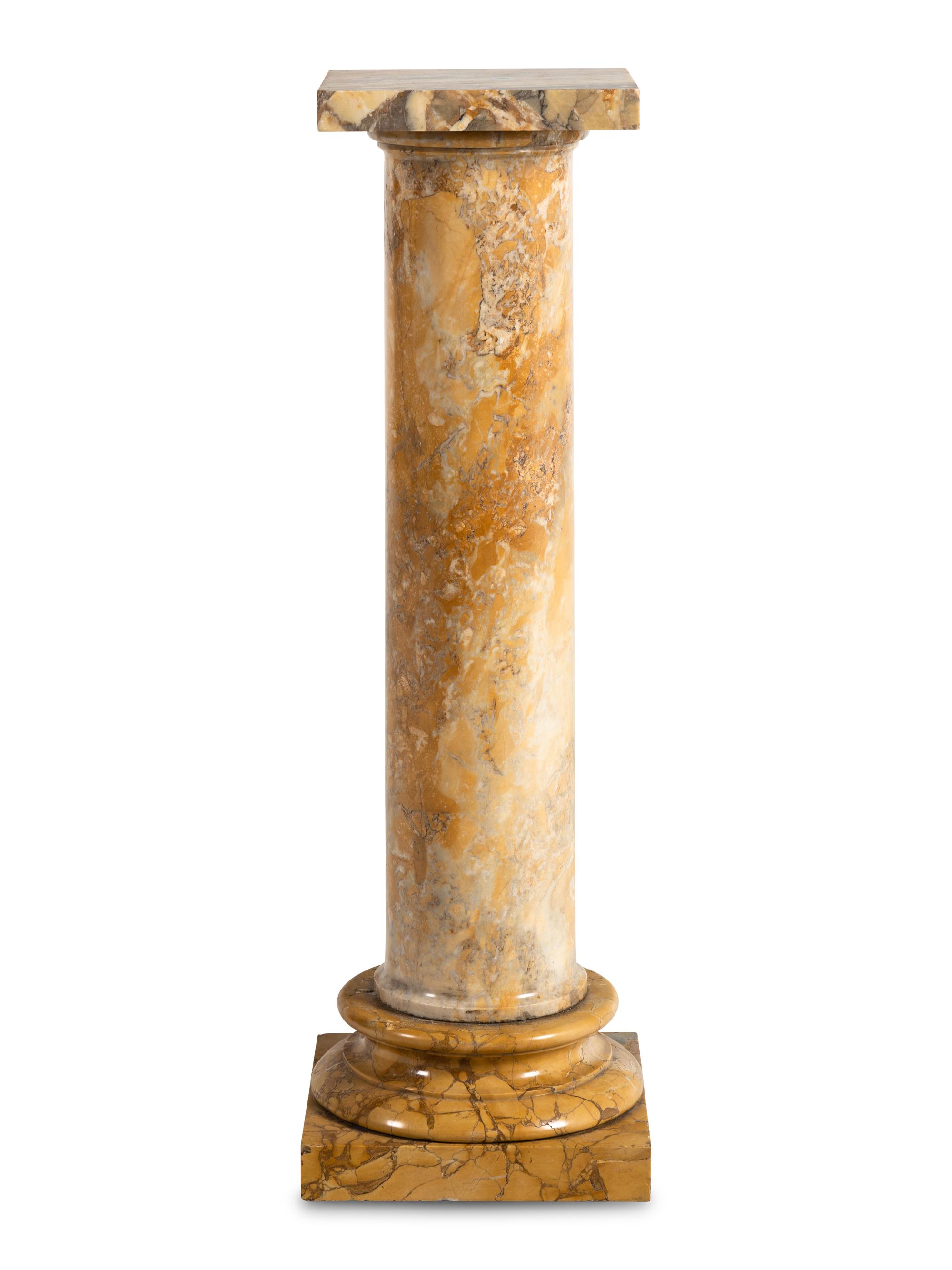 A Siena Marble Pedestal