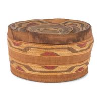 Large Tlingit Rattle Top Basket
