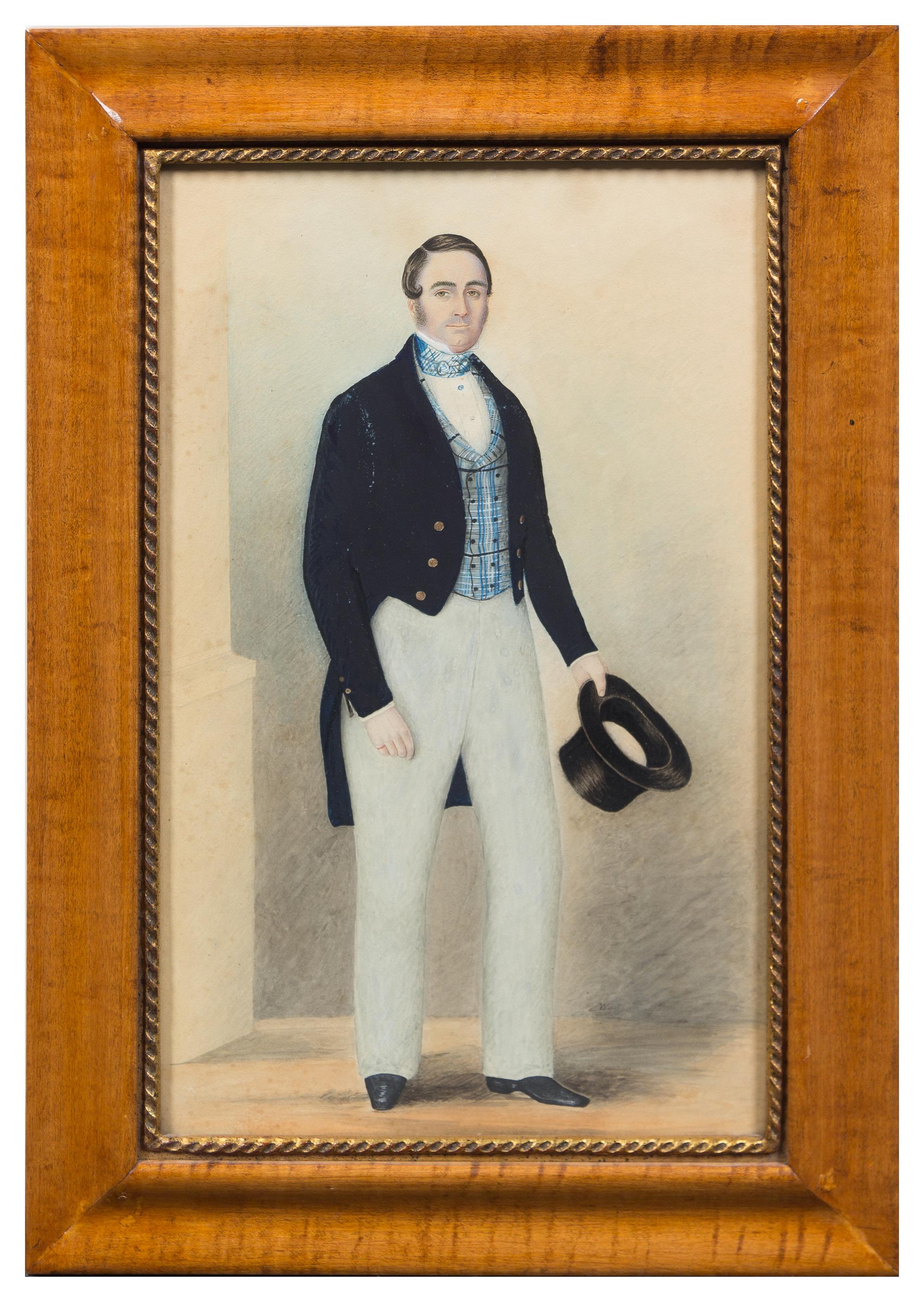 Artist Unknown, (19th Century), Portrait of a Natty Gentleman