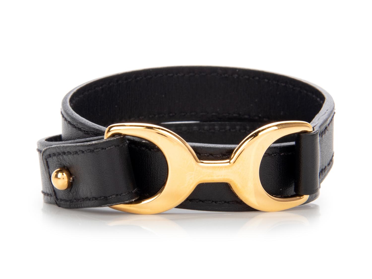 Three Hermès Leather Cuff Bracelets, 2011-2012