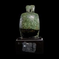 An Egyptian Bronze Head of Montu