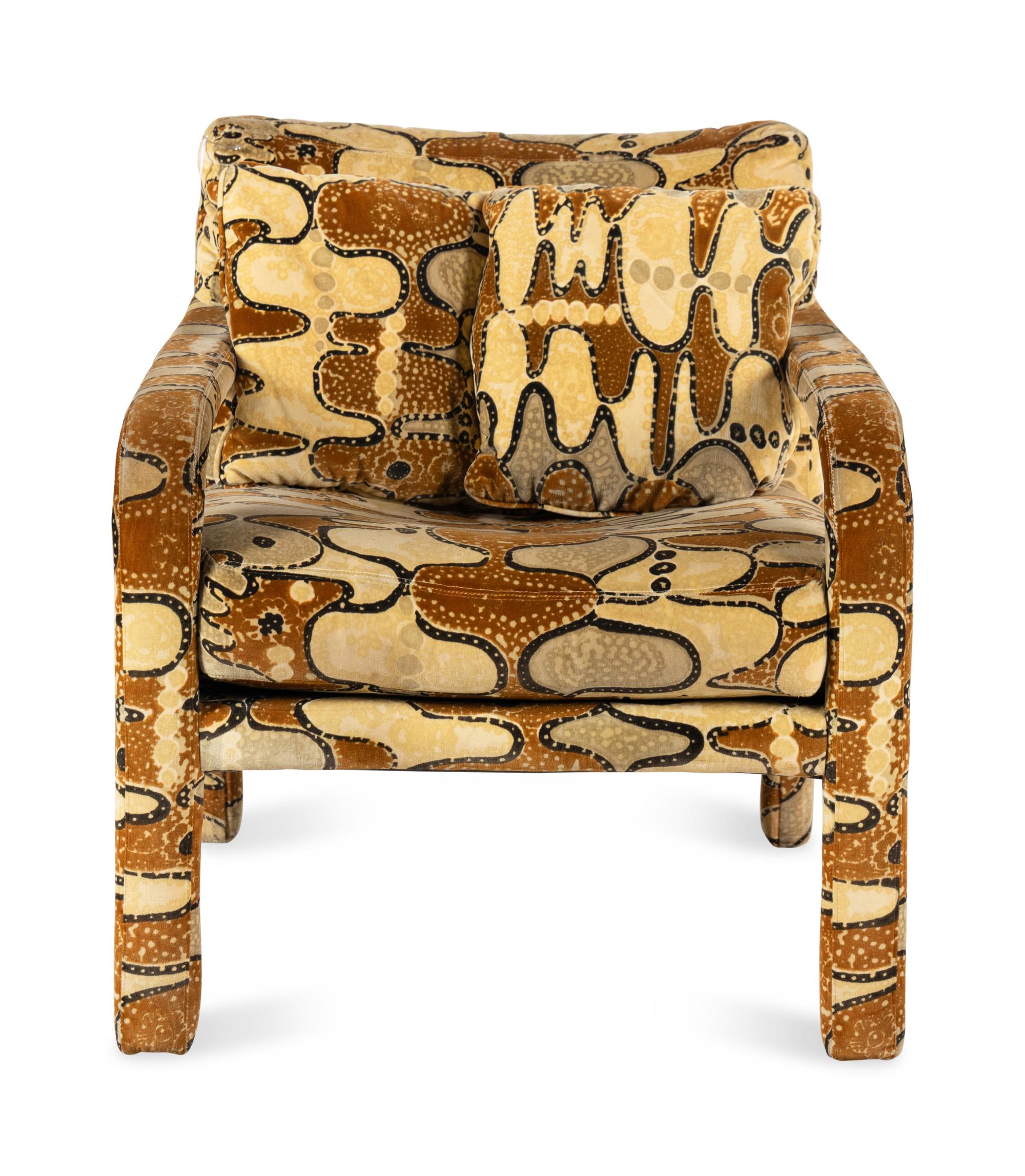 A Contemporary Upholstered Armchair