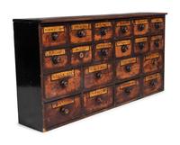 An English Pine Apothecary Chest