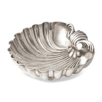 An Italian Silver Grotto Style Shell-Form Bonbon Dish