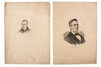 [EARLY PHOTOGRAPHY]. Family photographs, a group of images, prints, and rare ninth plate "Family Case" containing portraits of family members.