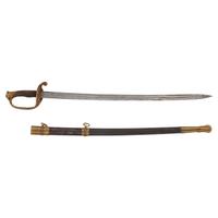 Klingenthal US Model 1850 Staff & Field Officers Sword Presented to Lt. (later Major) W.S. Collier with Framed Pictures