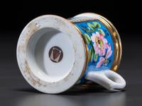 An Open Touring Car Porcelain Shaving Mug