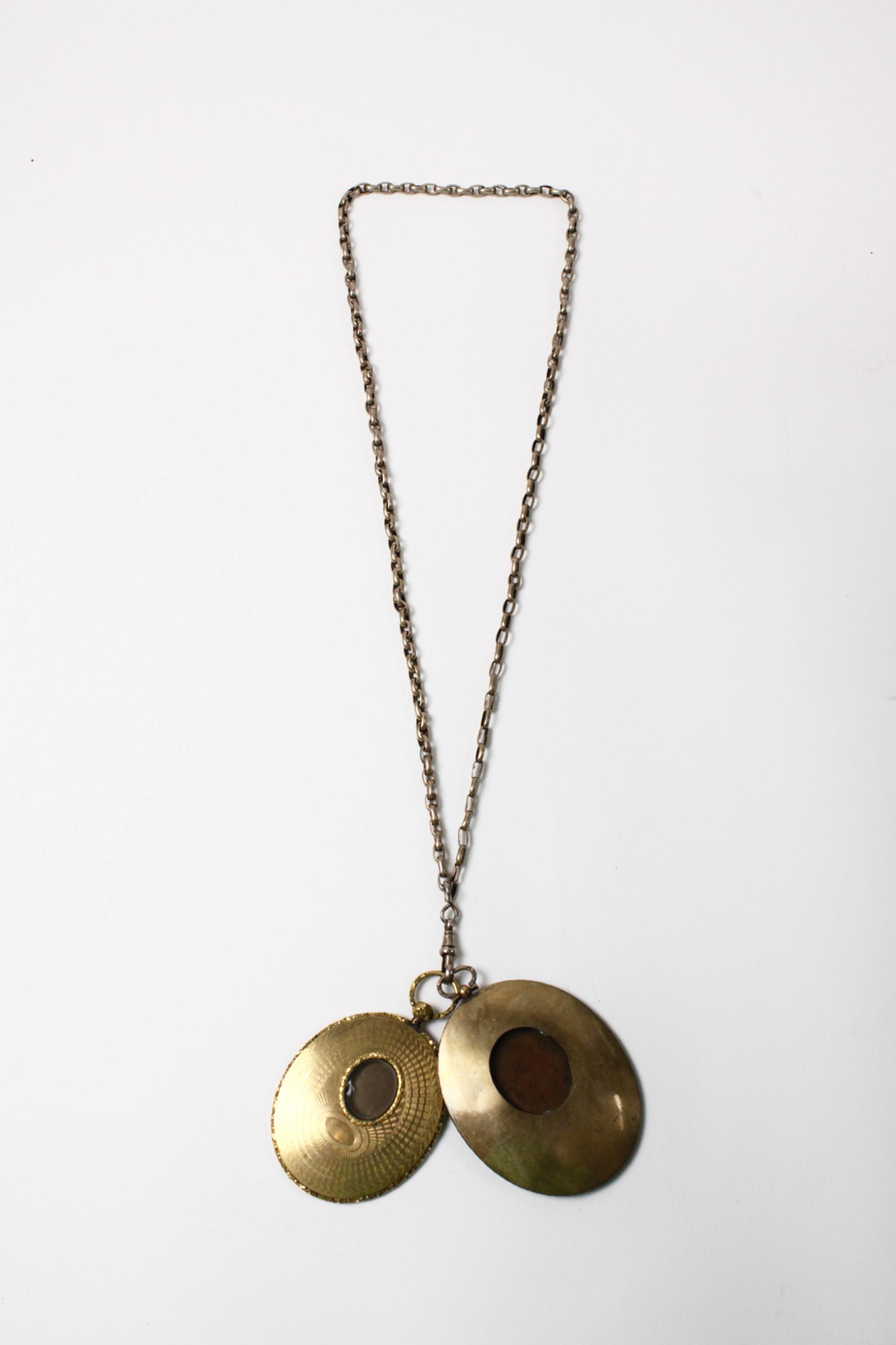 [Daguerreotypes] Pair of Daguerreian Lockets on Chain