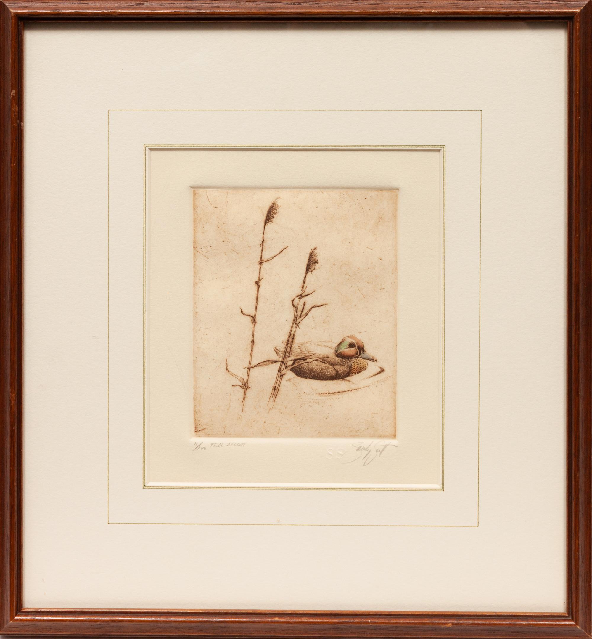 Three Prints: Inviting Pond , edition 33/100; Teal Afloat , edition 11/100; Mallard Afloat , edition 90/100