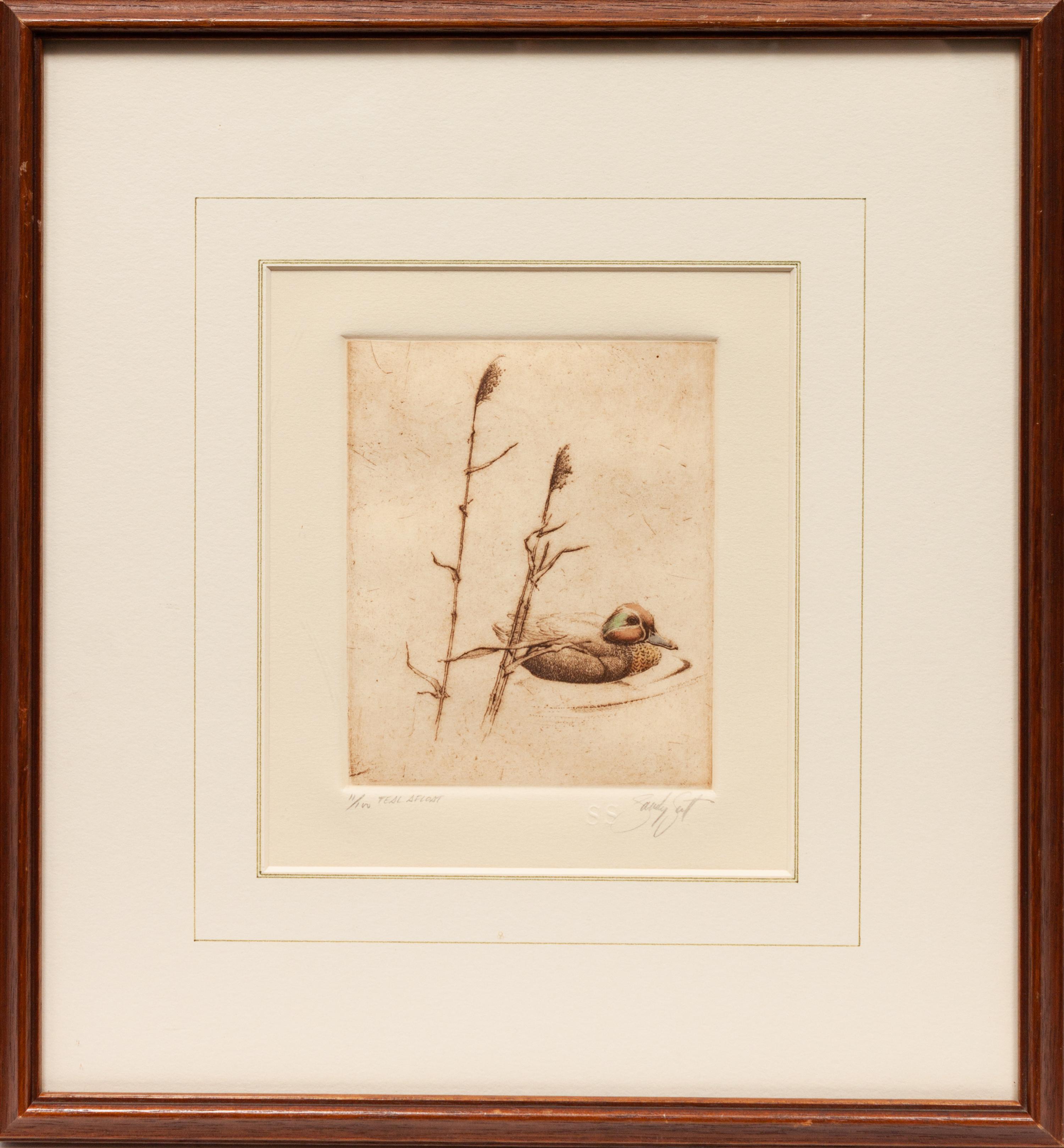 Three Prints: Inviting Pond , edition 33/100; Teal Afloat , edition 11/100; Mallard Afloat , edition 90/100