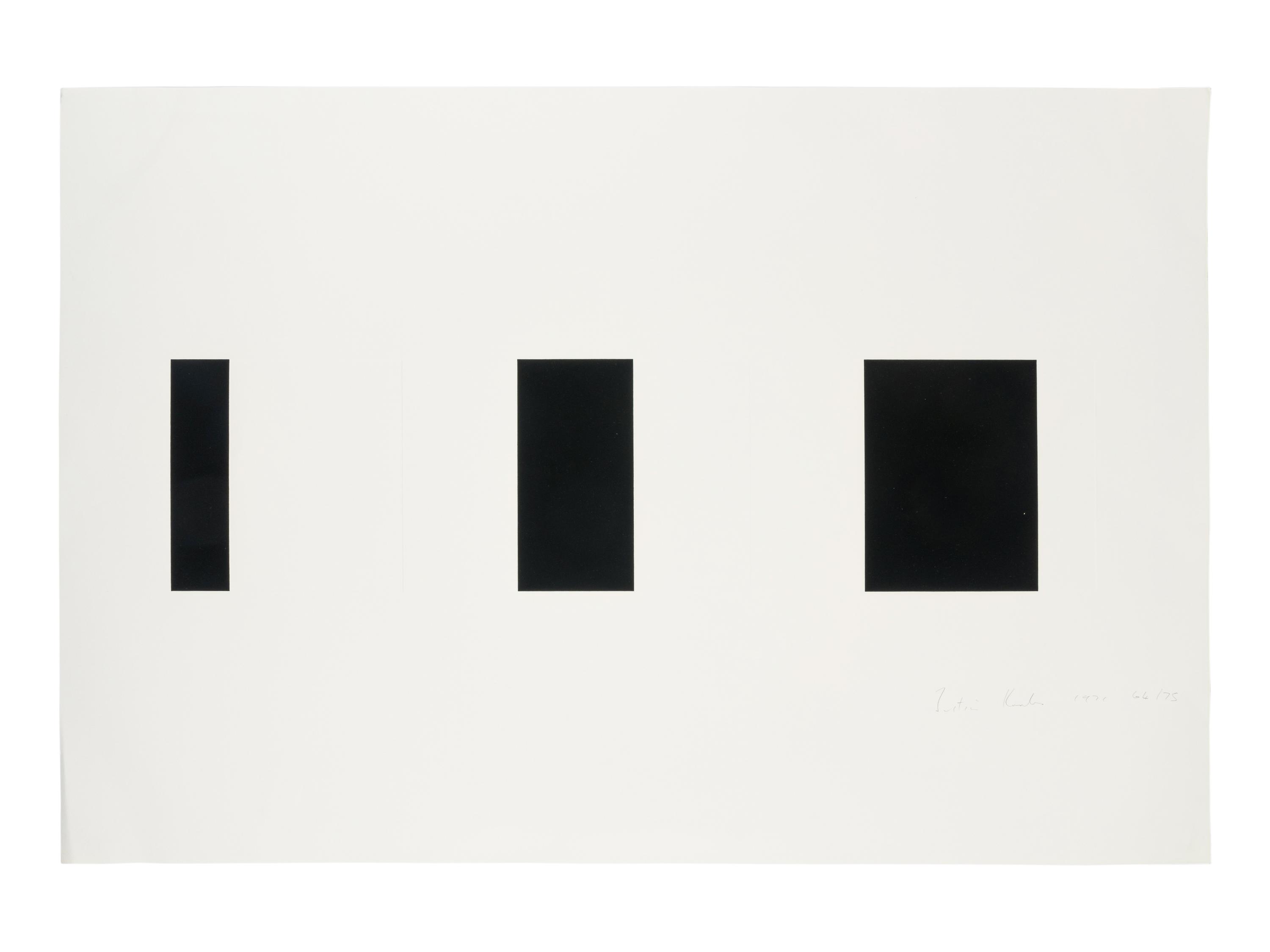 A Series of Four Prints (the complete portfolio), 1971
