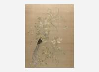 A set of four Chinese silk-embroidered panels depicting birds and flowers 刺繡花鳥 一組四件