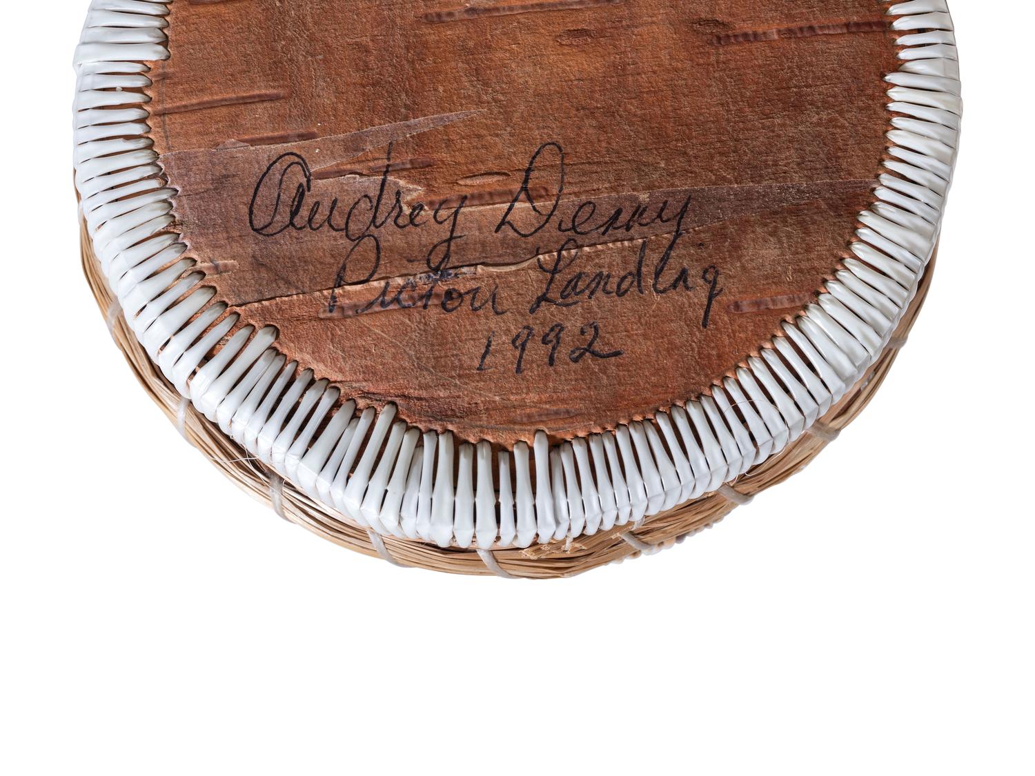 Ojibwe Quilled Birchbark Boxes