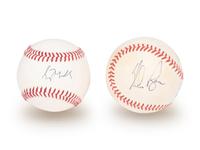 A Group of Eight Hall of Fame and Notable Signed Autograph Baseballs (Beckett Authentication Services BAS Certified),