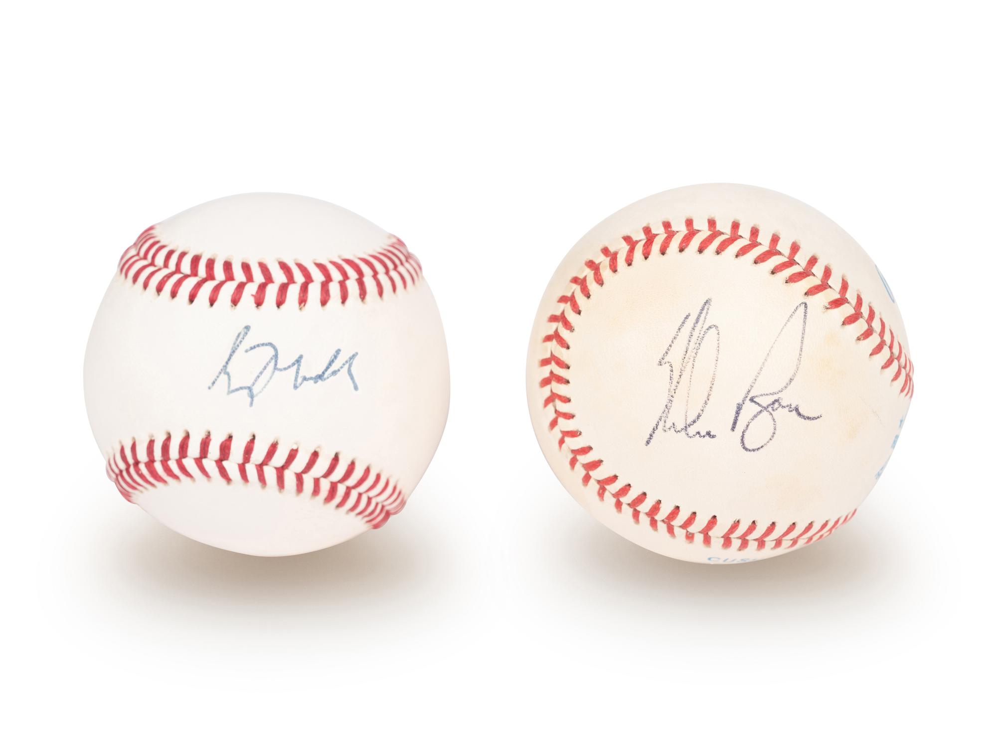 A Group of Eight Hall of Fame and Notable Signed Autograph Baseballs (Beckett Authentication Services BAS Certified),