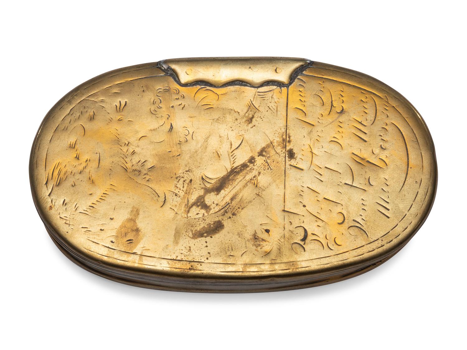 Five Brass Trinket Boxes