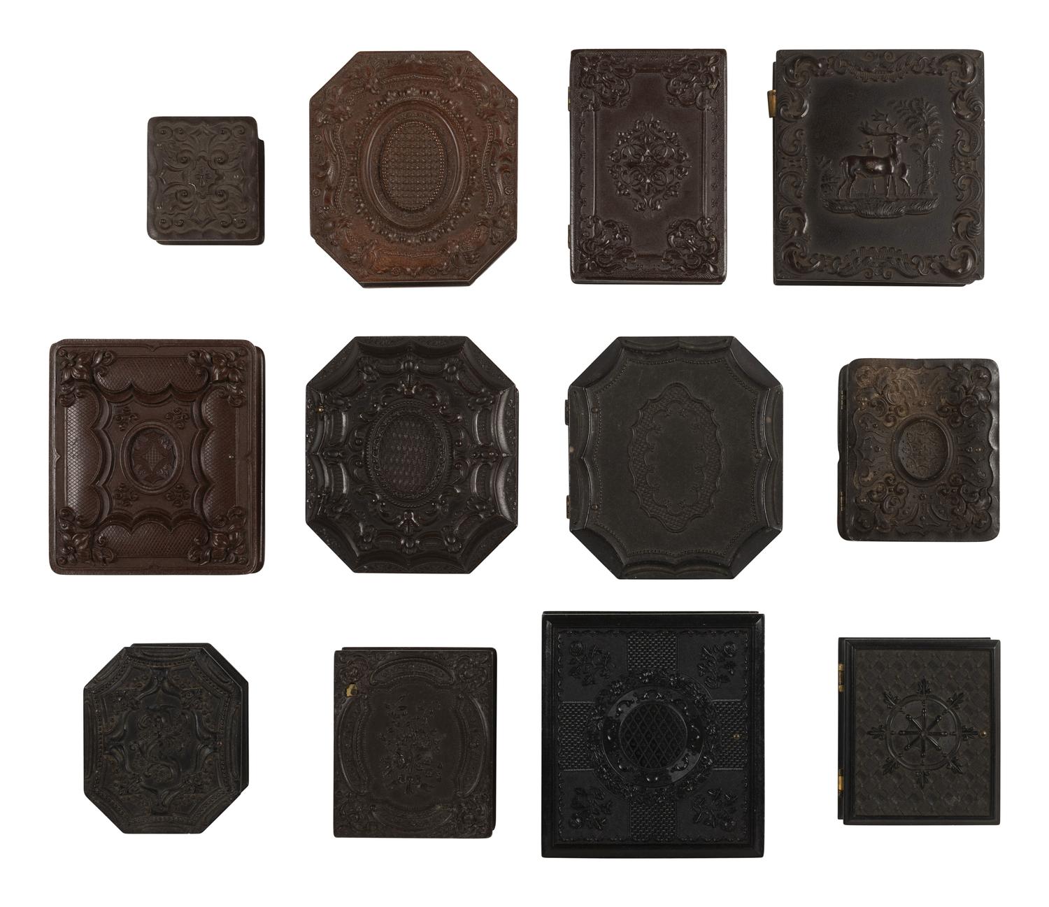 [EARLY PHOTOGRAPHY]. 37 assorted Union cases.