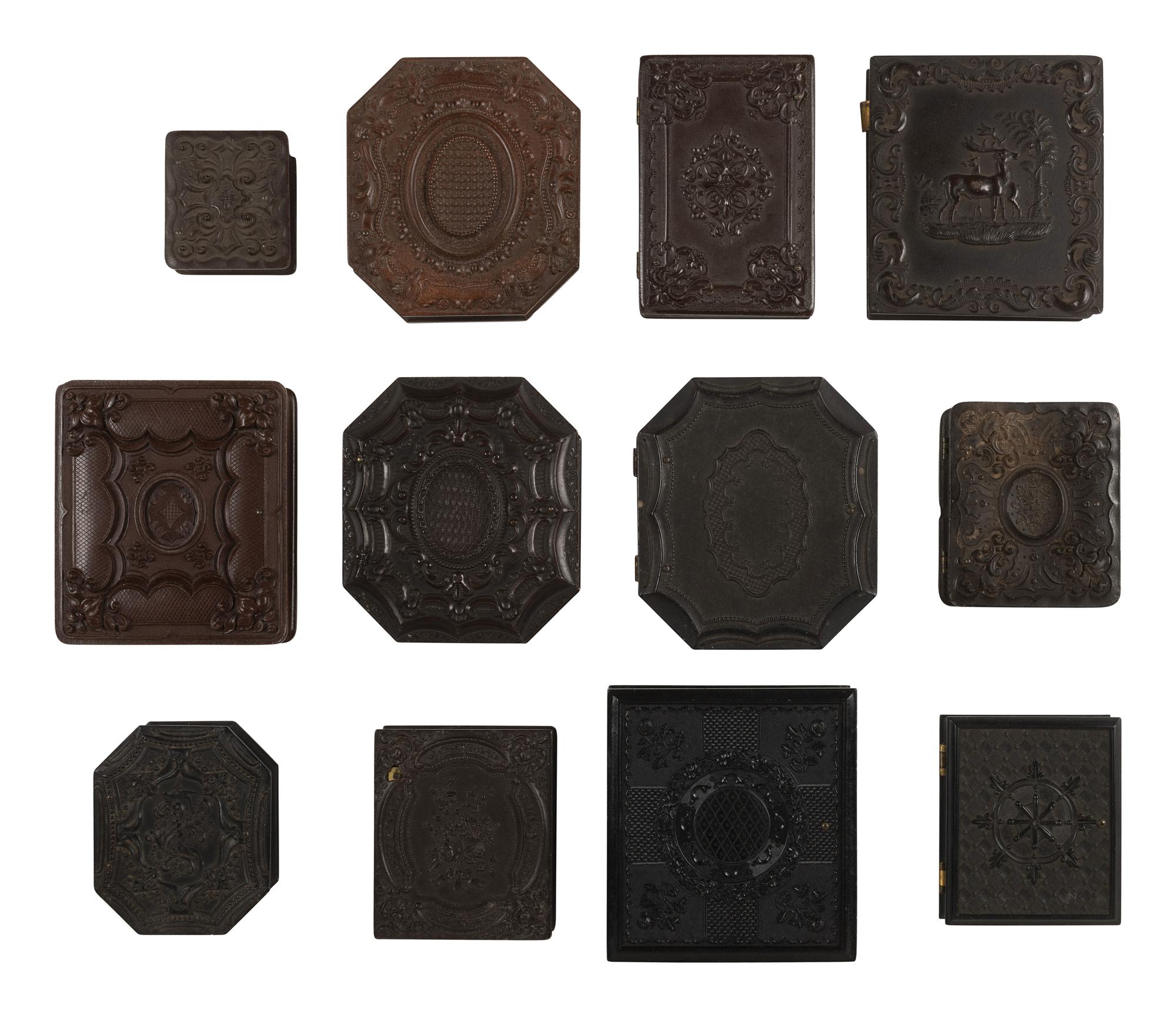 [EARLY PHOTOGRAPHY]. 37 assorted Union cases.