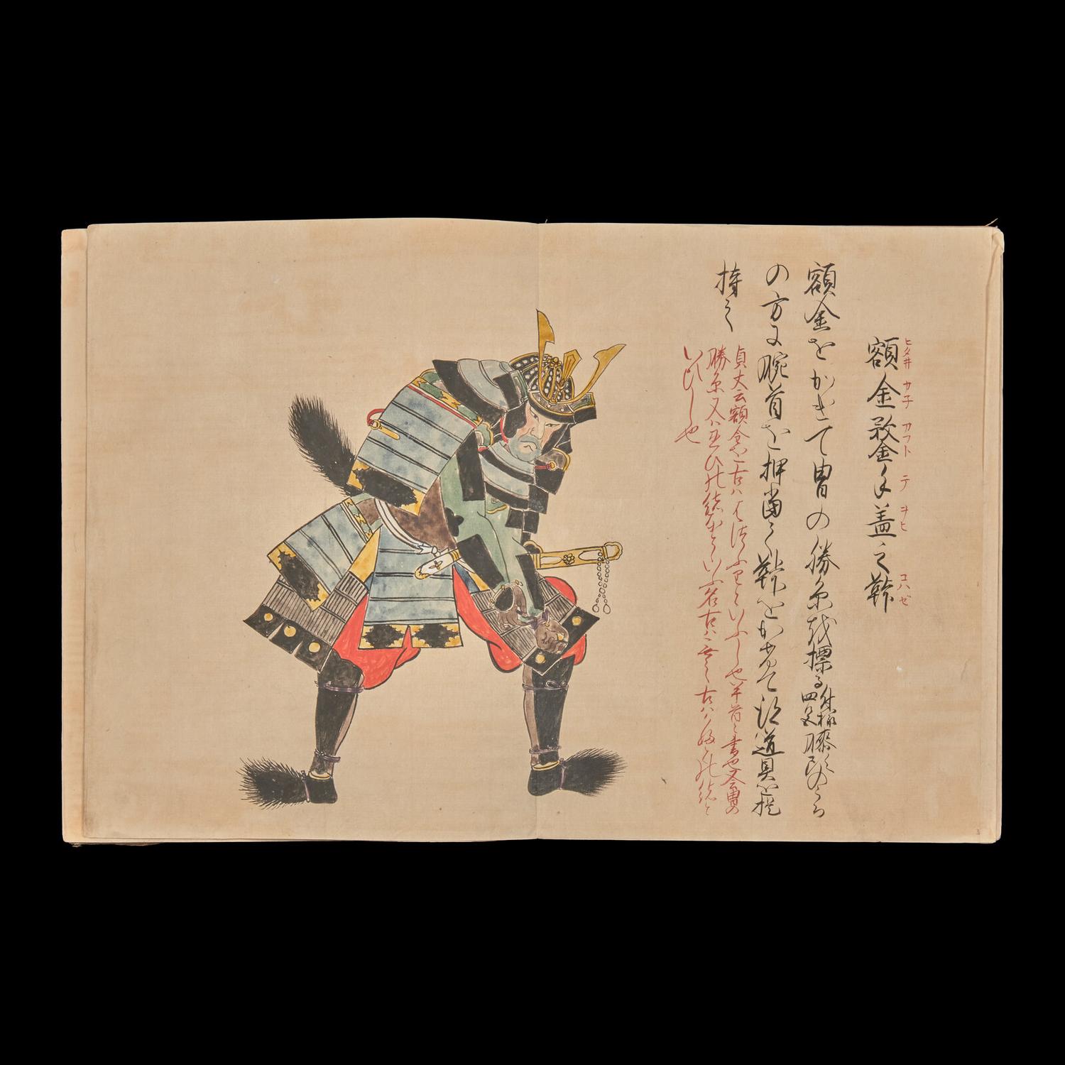 [Samurai Armor] Ise Sadtake, Yoroi Chakuyo no Zu (Pictures of Donning Armor) , 1775