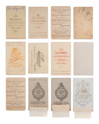 [EARLY PHOTOGRAPHY]. 30 CDVs of circus performers and sideshow acts, incl. portraits by EISENMANN.