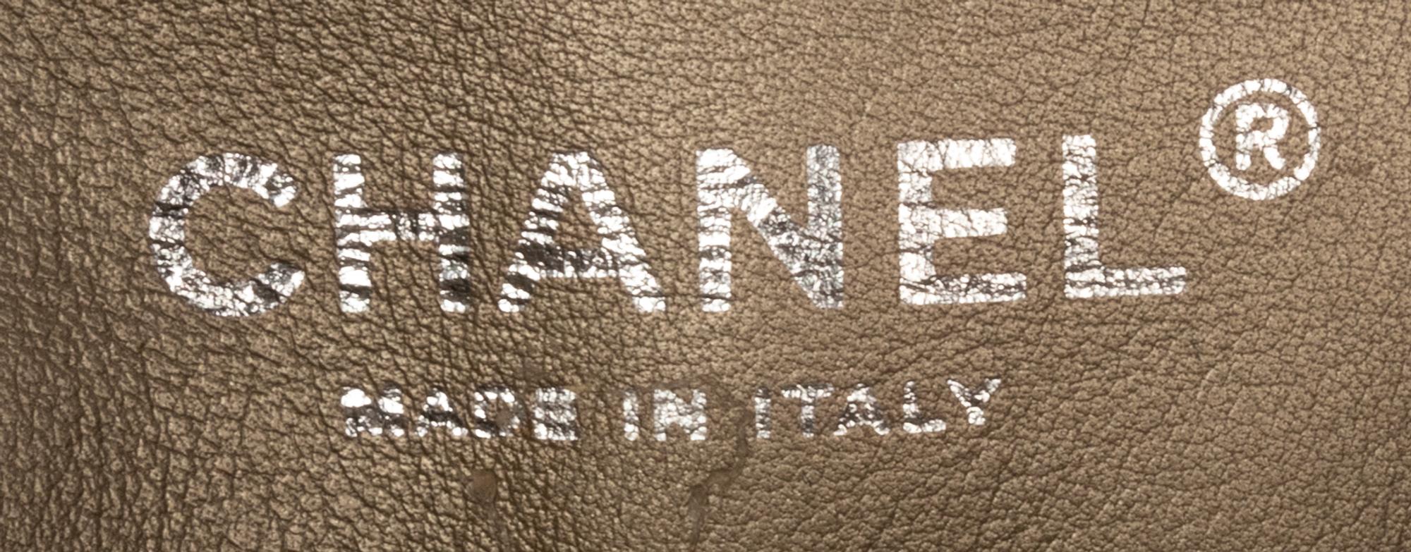 Chanel Metallic Python Shoulder Tote, 2012