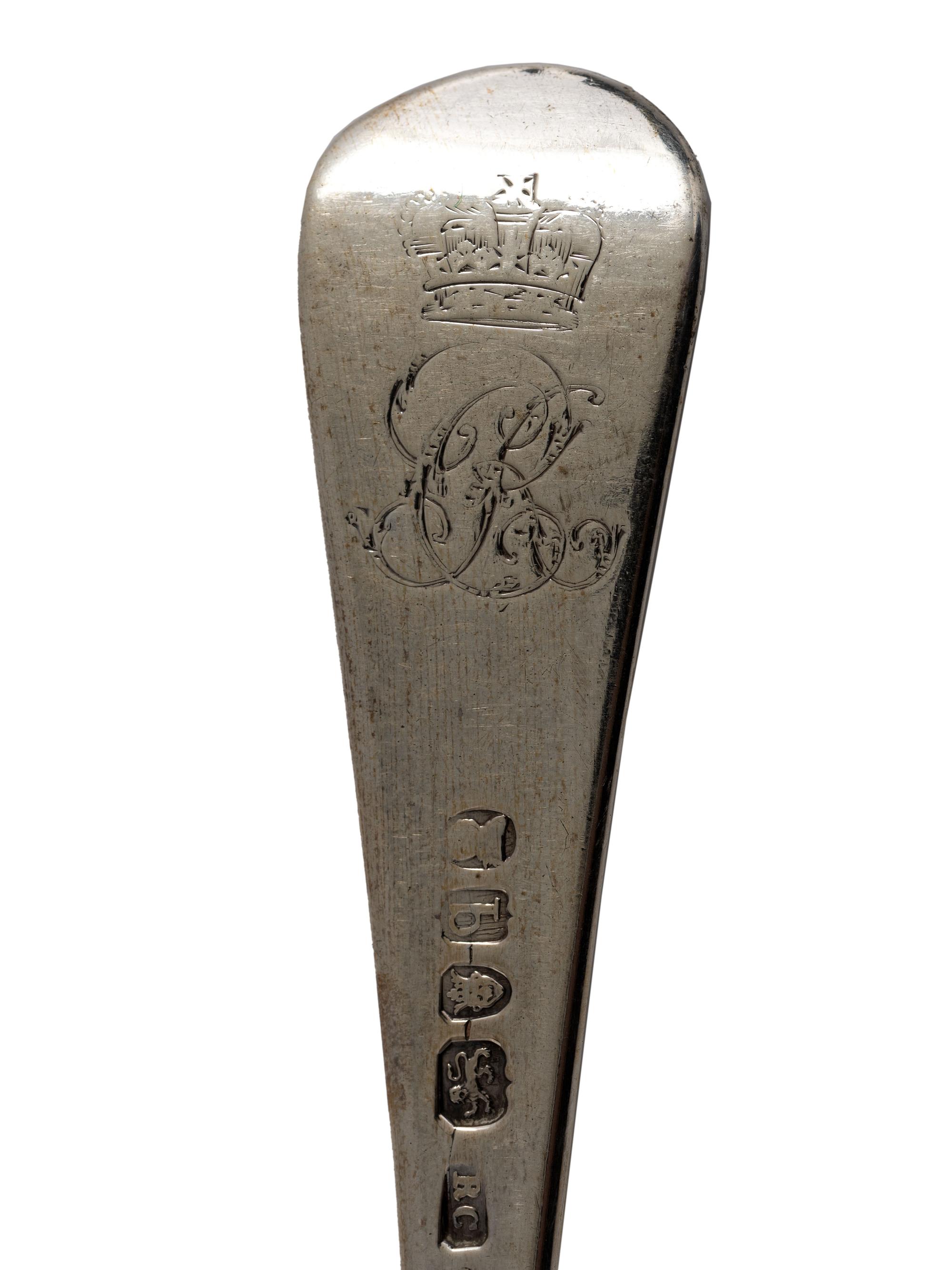 A Georgian and Victorian Silver Flatware Service