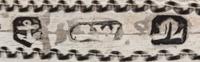 A George III Silver Vinaigrette, Maker's Mark GW, Birmingham, Likely 1768, in the form of a purse.
