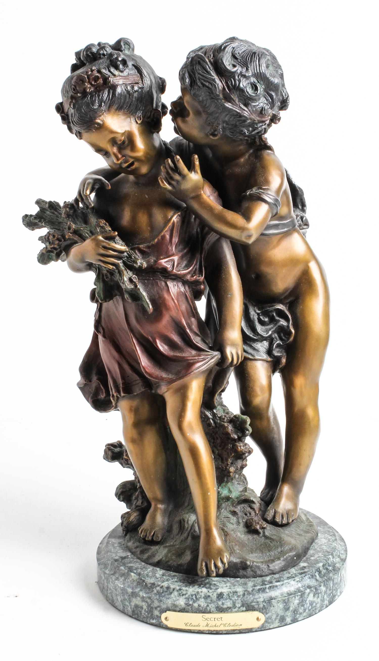 A Continental Patinated Bronze Figure Height 19 inches. — AFTER CLODION, 20TH CENTURY