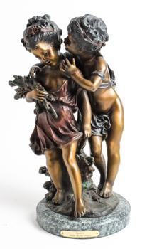 A Continental Patinated Bronze Figure Height 19 inches. — AFTER CLODION, 20TH CENTURY