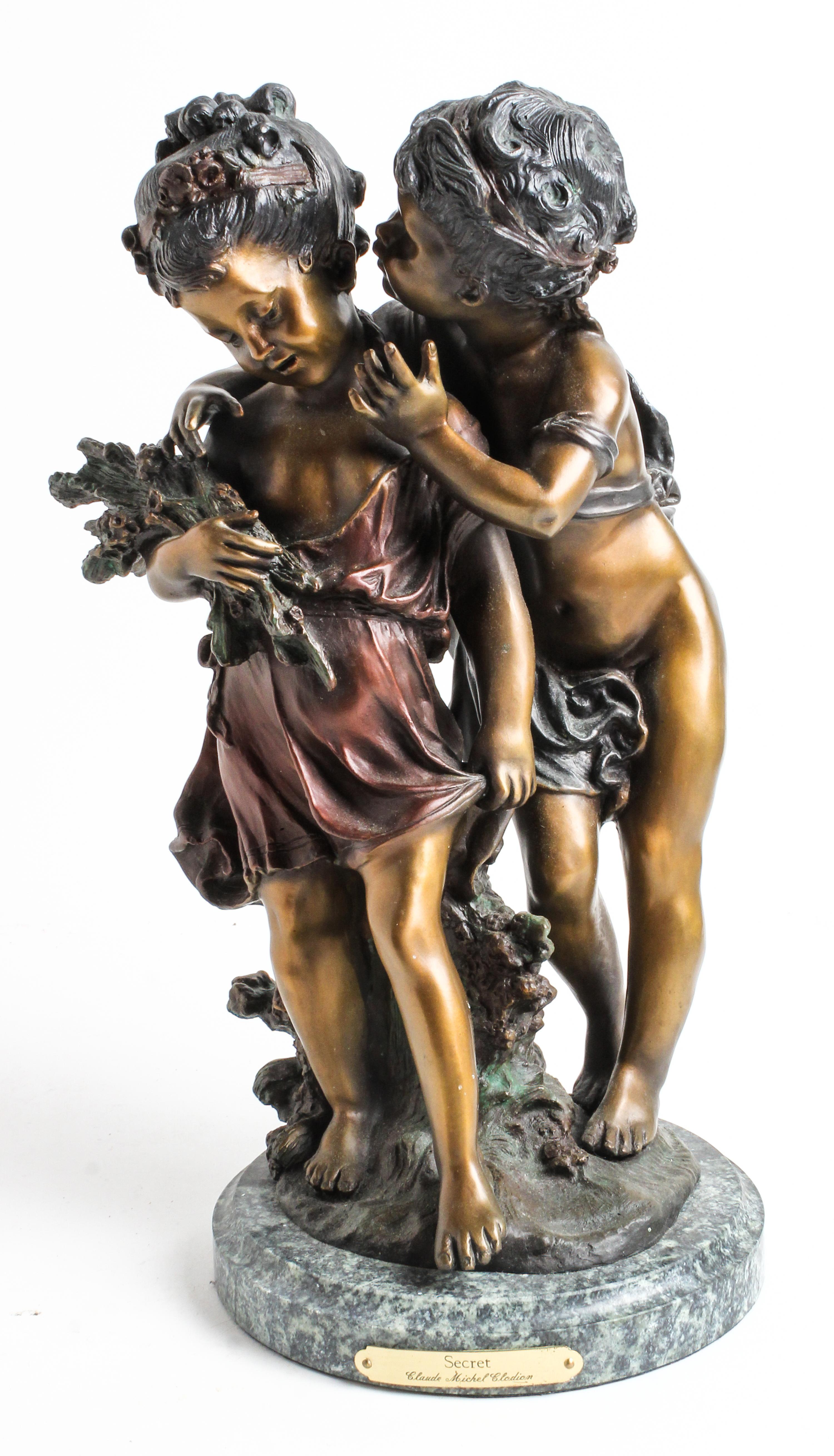 A Continental Patinated Bronze Figure Height 19 inches. — AFTER CLODION, 20TH CENTURY