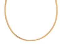 YELLOW GOLD SNAKE CHAIN NECKLACE