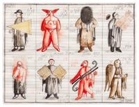 Grisha Bruskin, (Russian, b. 1945), Study, 1990