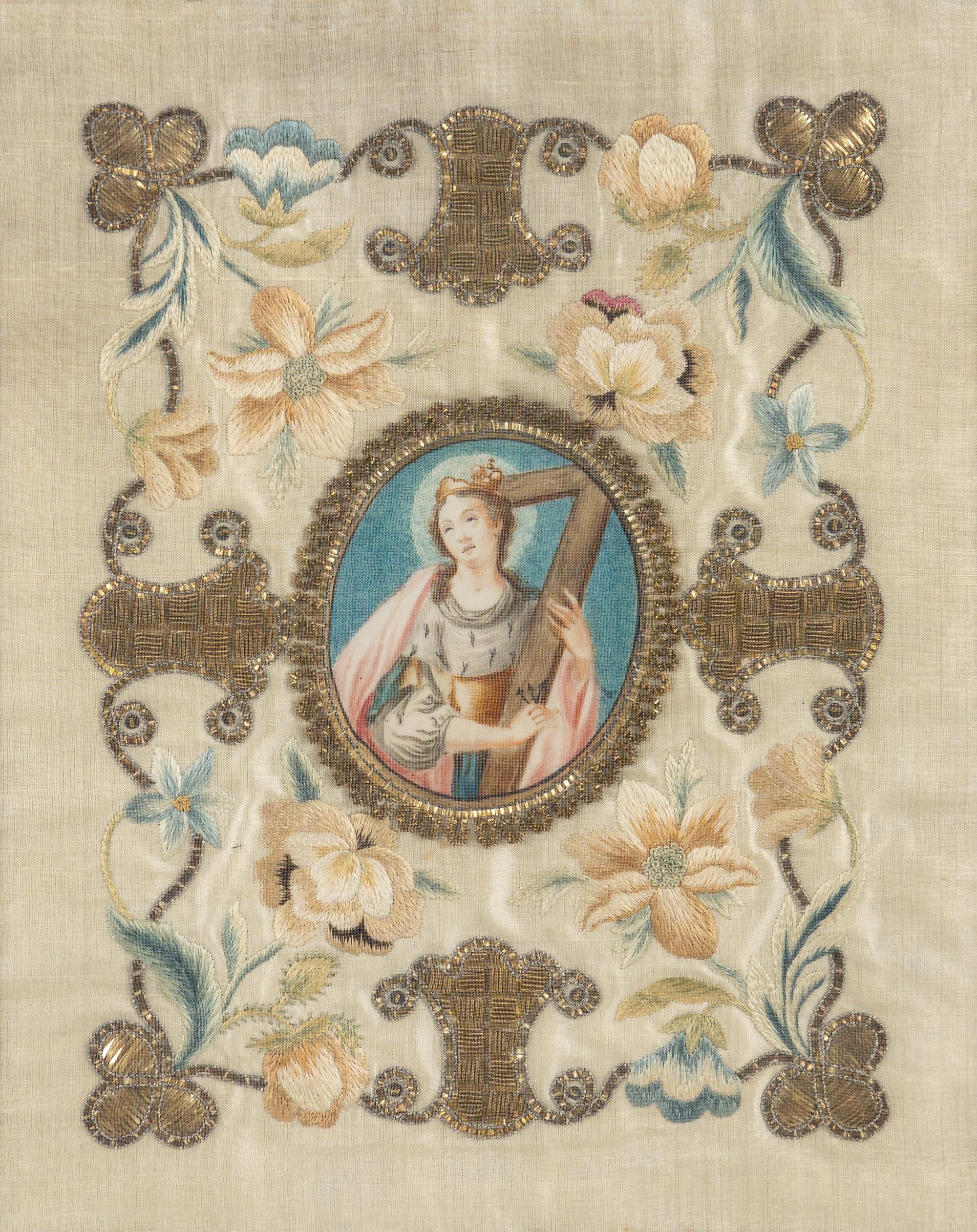 A Group of Four Religious Embroideries